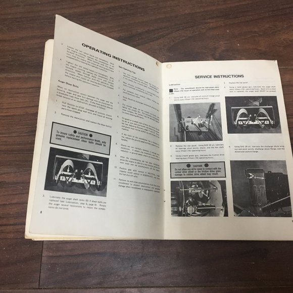 International Harvester IH Model 8 and 10 Snow Blower Manual - Picture 11 of 12